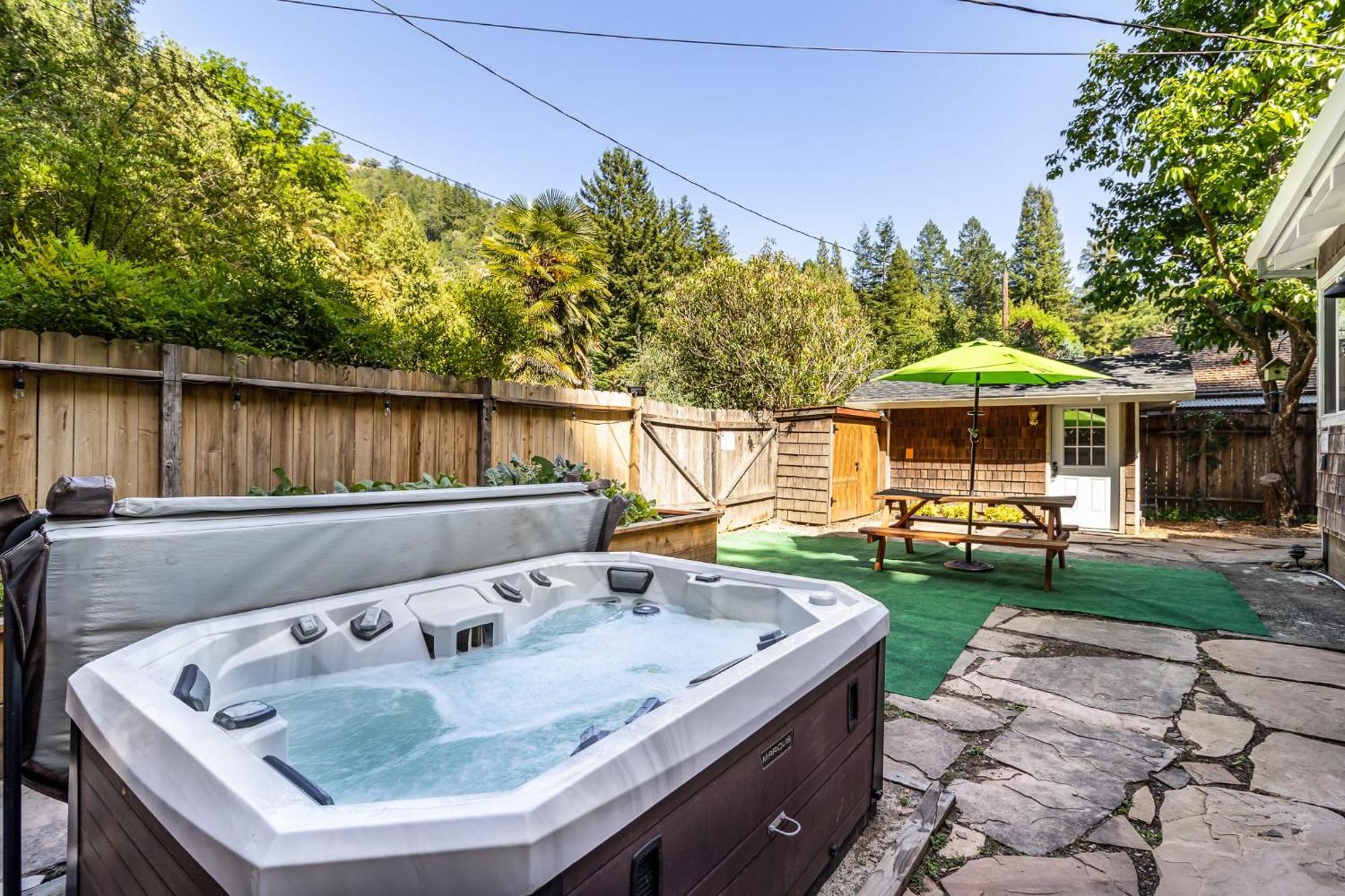 The Shack Hot Tub Outdoor Bbq Russian River Villa Guerneville Exterior photo